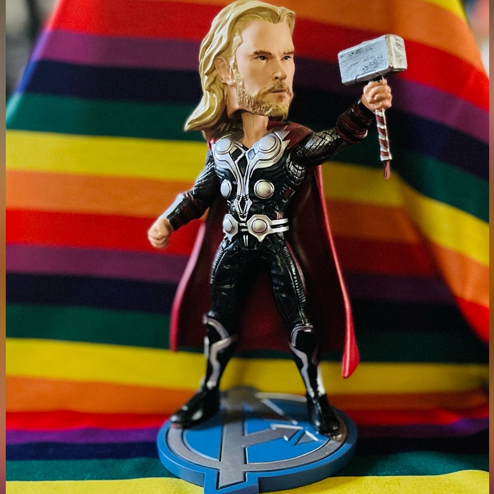 Marvel Thor Action Figure with Red Cape